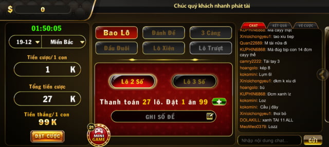 Thao tác tham gia chơi Lô đề Go88